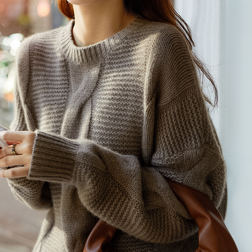 Krohn-e | Cashmere Couture Cable-Knit Pullover