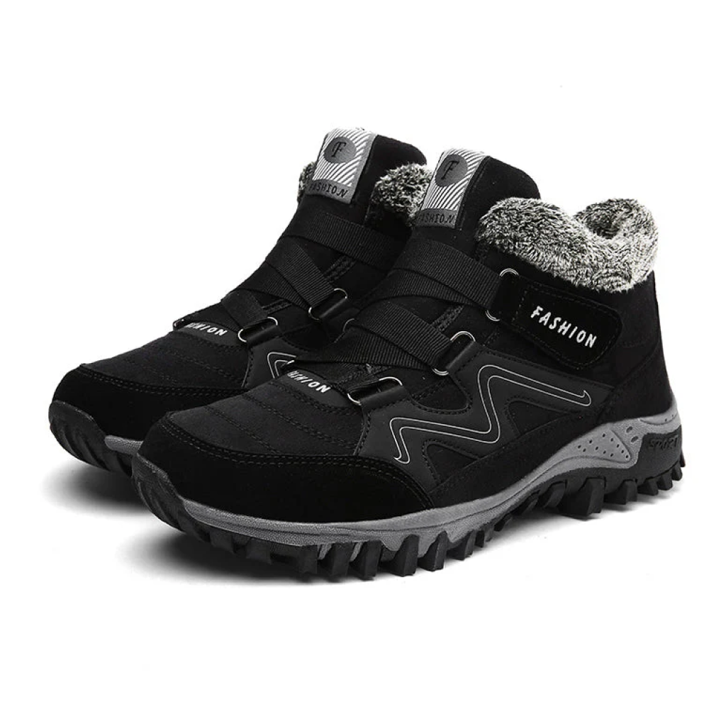 KROHN-E Damen Wasserdichte Stiefel mit Stützfunktion und robuster Konstruktion