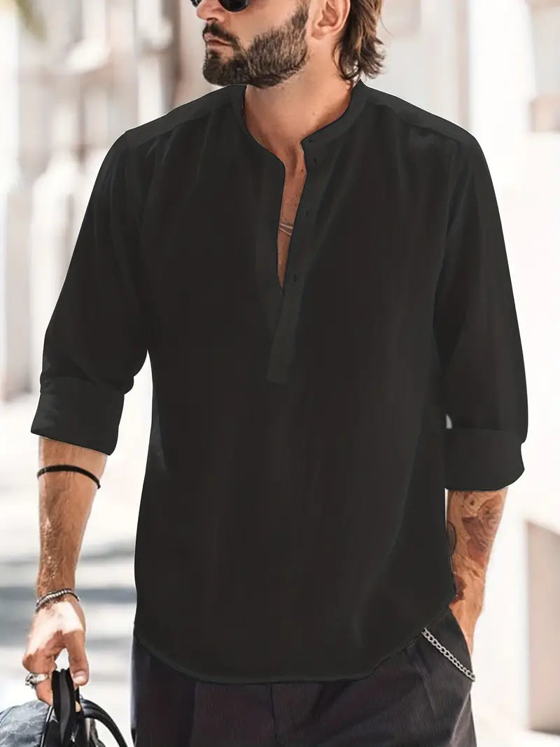 Herrenhemd Benjamin - Langarm