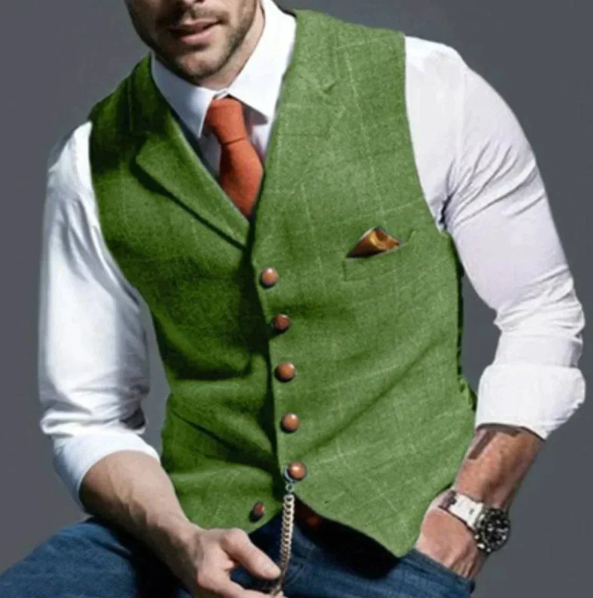 Krohn-e | Elegantes Weste für Männer, Vielseitig & Modern