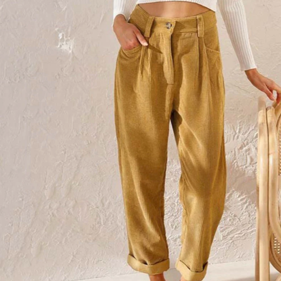 Cordhose MALIA: bequeme Freizeitpants