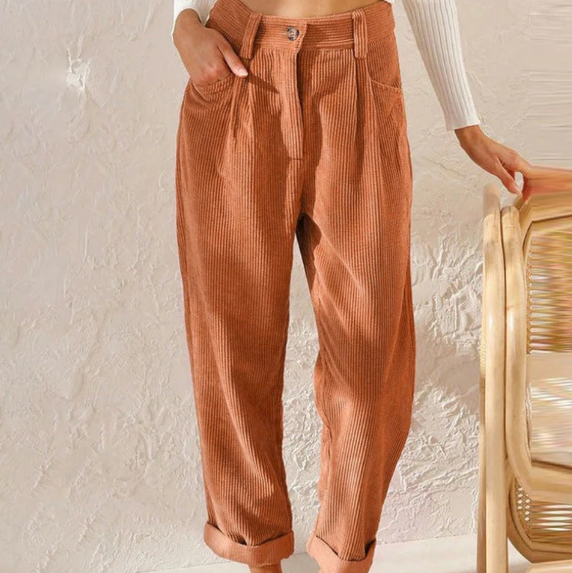 Cordhose MALIA: bequeme Freizeitpants