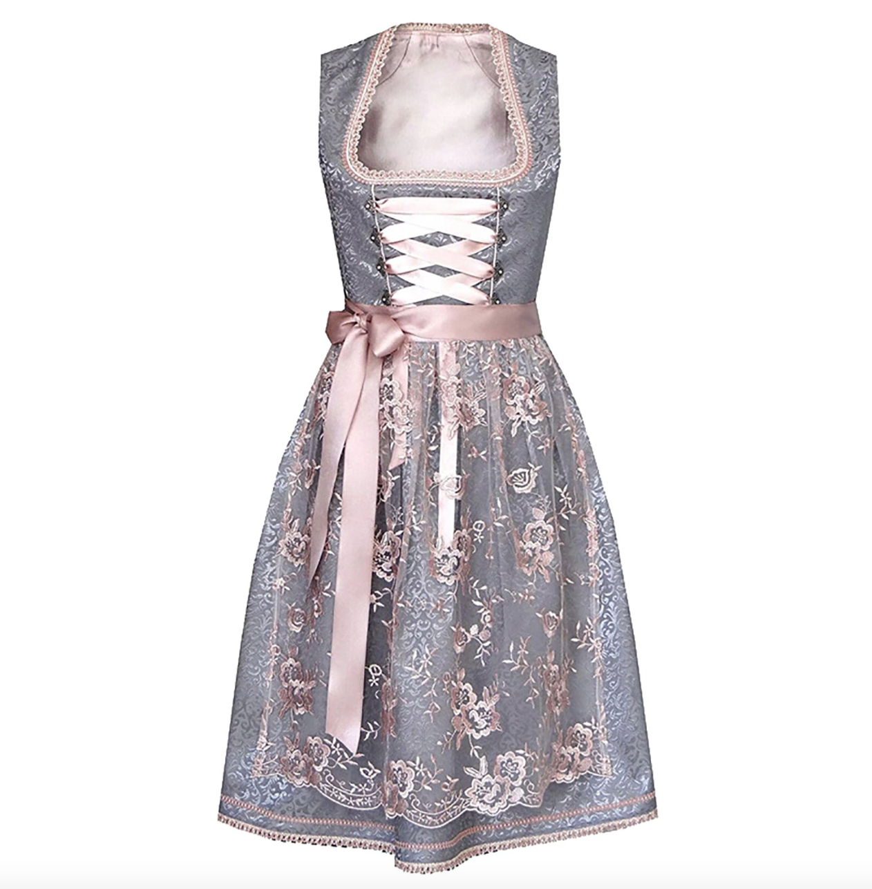 Krohn-e | Einzigartige Damen Tracht mit Schürze Perfekt für Oktoberfest