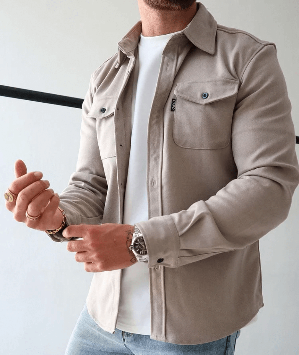 Krohn-e | Modernes Herrenhemdjacke