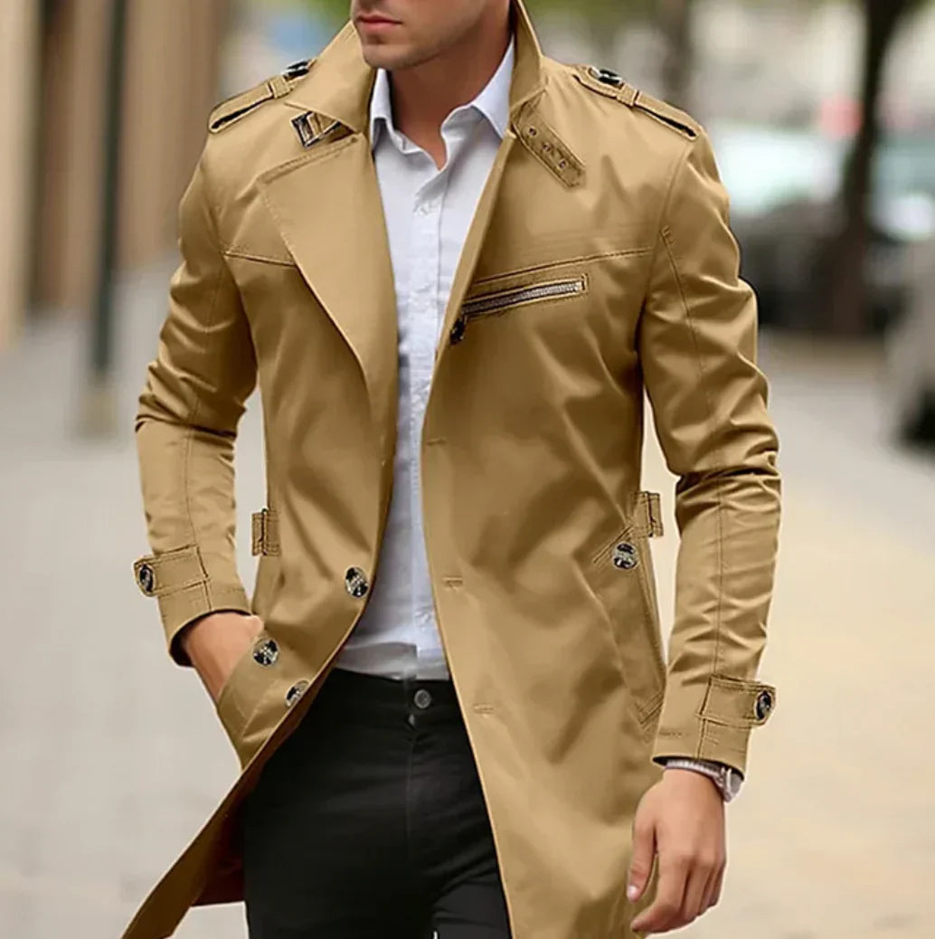 Herren-Trenchcoat Eagle: Elegantes Frühlingsmodell