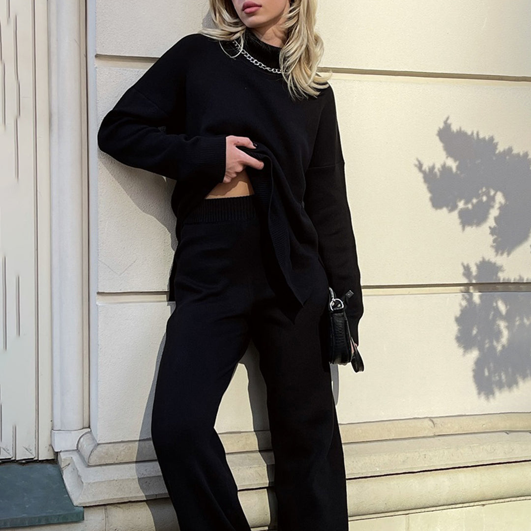 Schicker AALIYAH Pullover mit Seitenschlitz im Trend