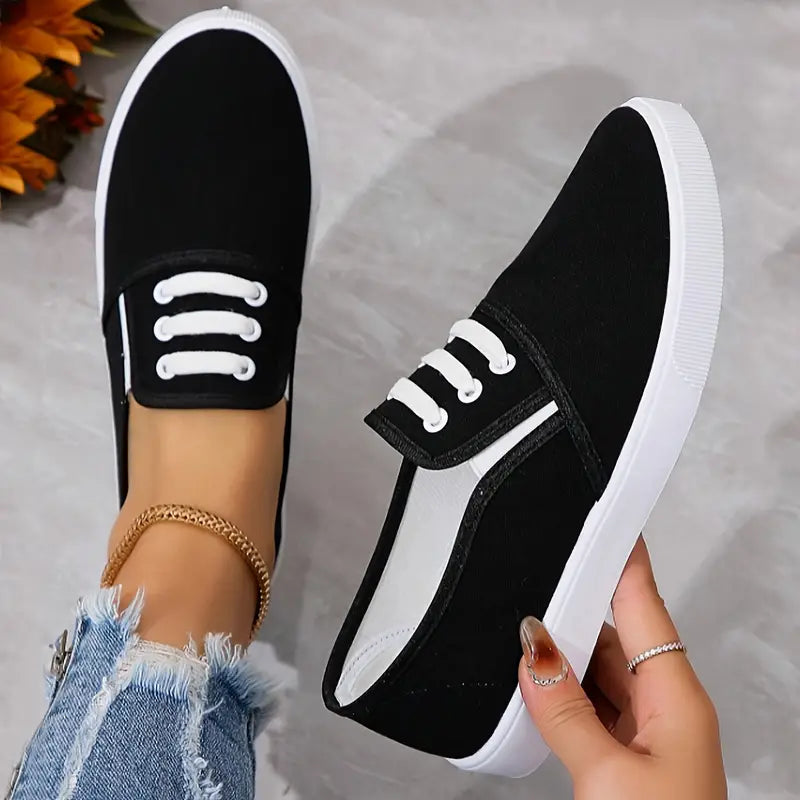 Neva Slip-On Canvas Schuhe mit leichter, flacher und weicher Sohle