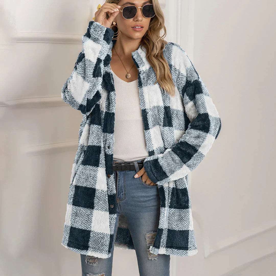 Krohn-e | Bequeme karierten Jacke