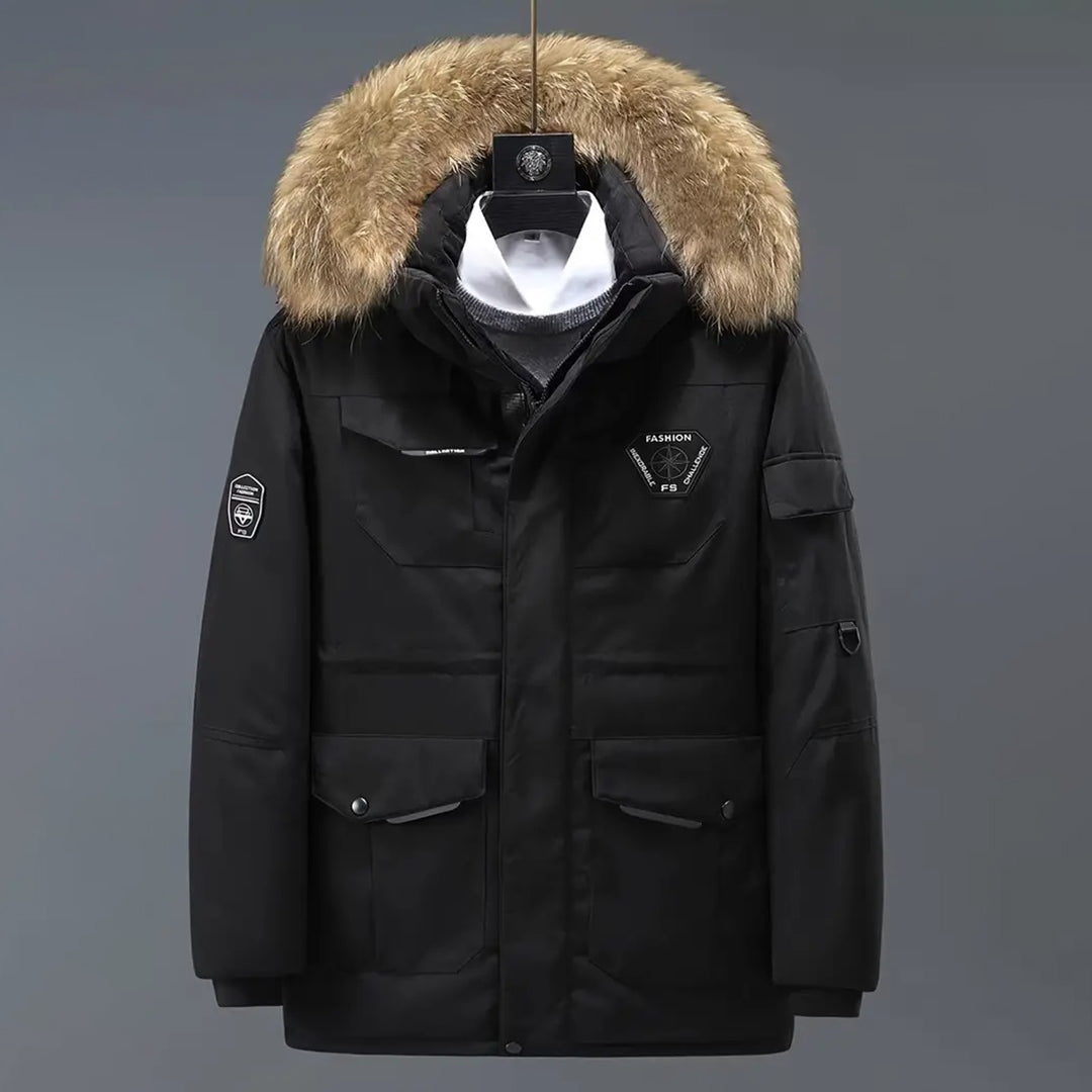 Herrenparka von Grover: Stilvoll, warm und komfortabel.
