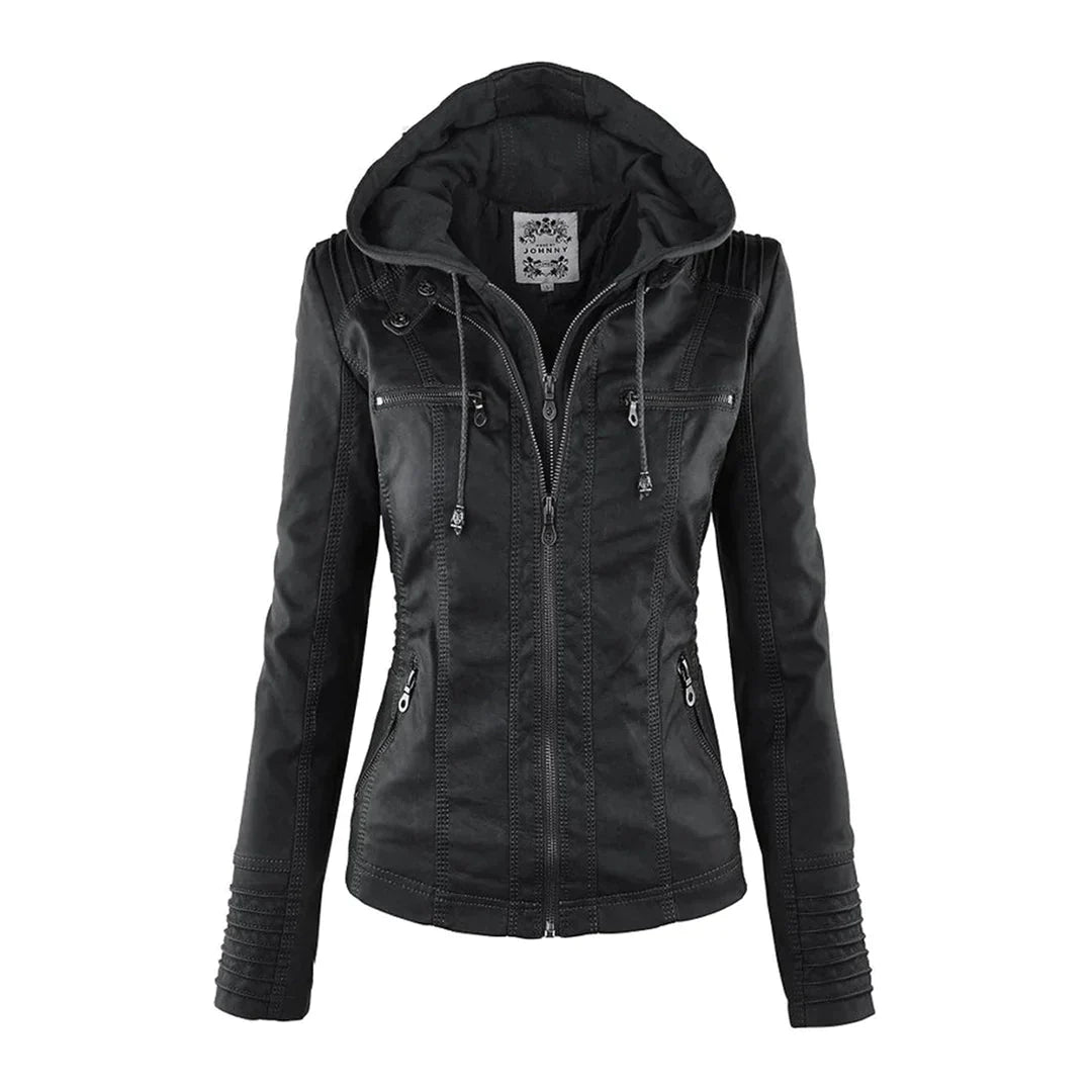 Krohn-e | Stilvolle Motorradjacke mit Kapuze