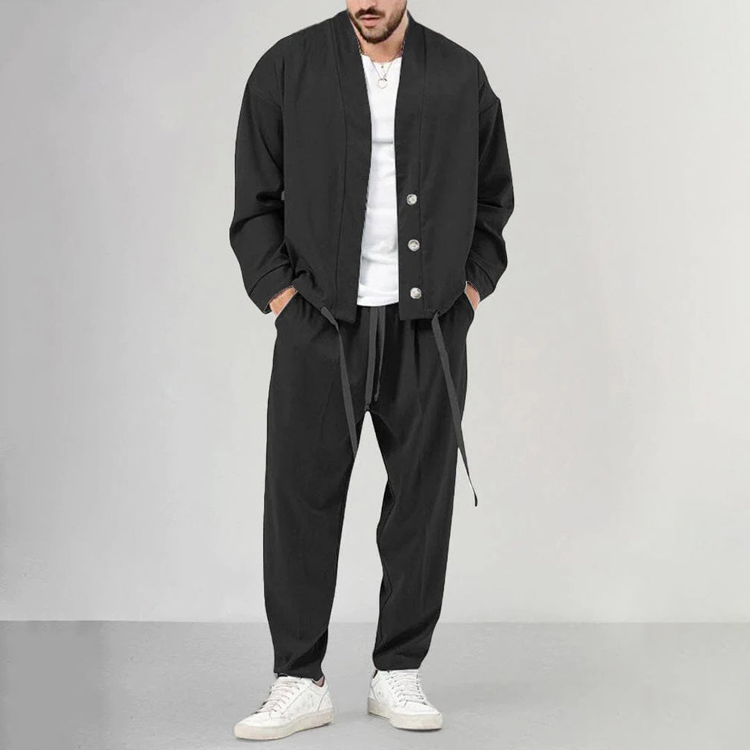 Männerweste und -hose