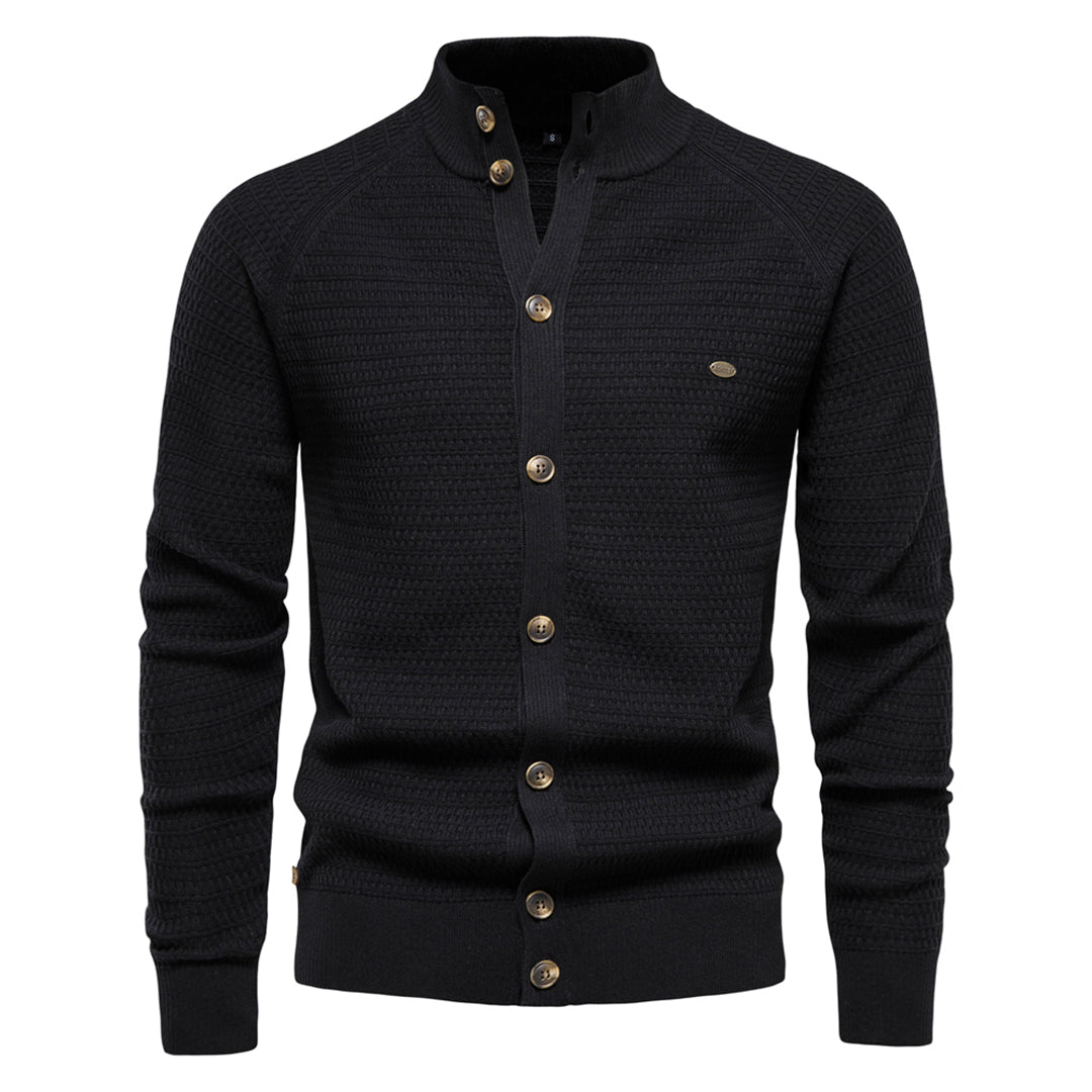 Krohn-e | Klassisch Gestrickte Strickjacke
