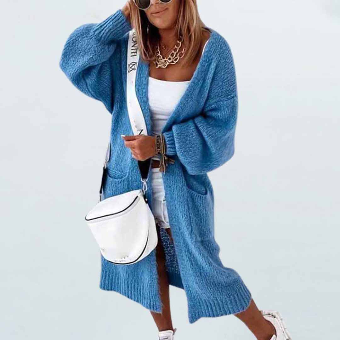 Modische Übergrößen-Strickjacke GRETA für Damen