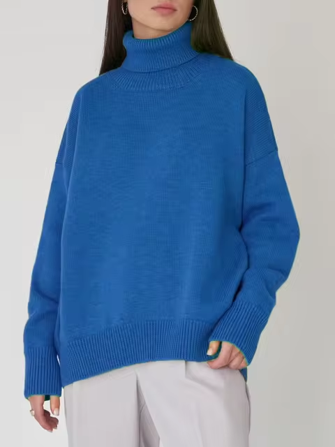Krohn-e | Rollkragenpullover mit lockerer Passform