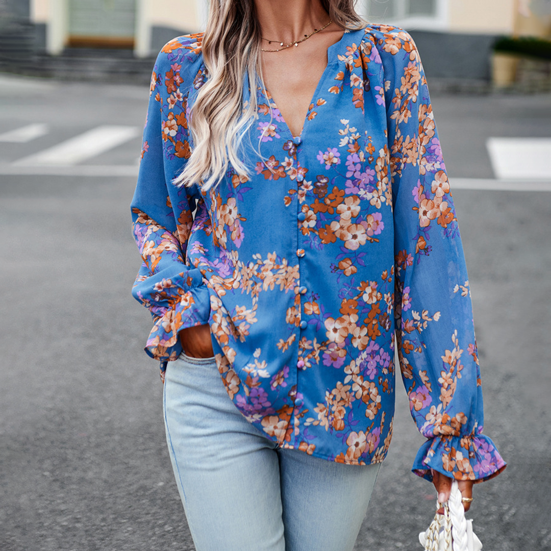 ELLIE modische Bluse mit Blumenmuster