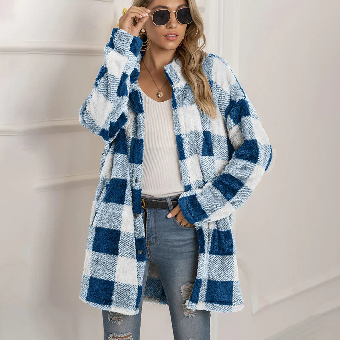 Krohn-e | Bequeme karierten Jacke