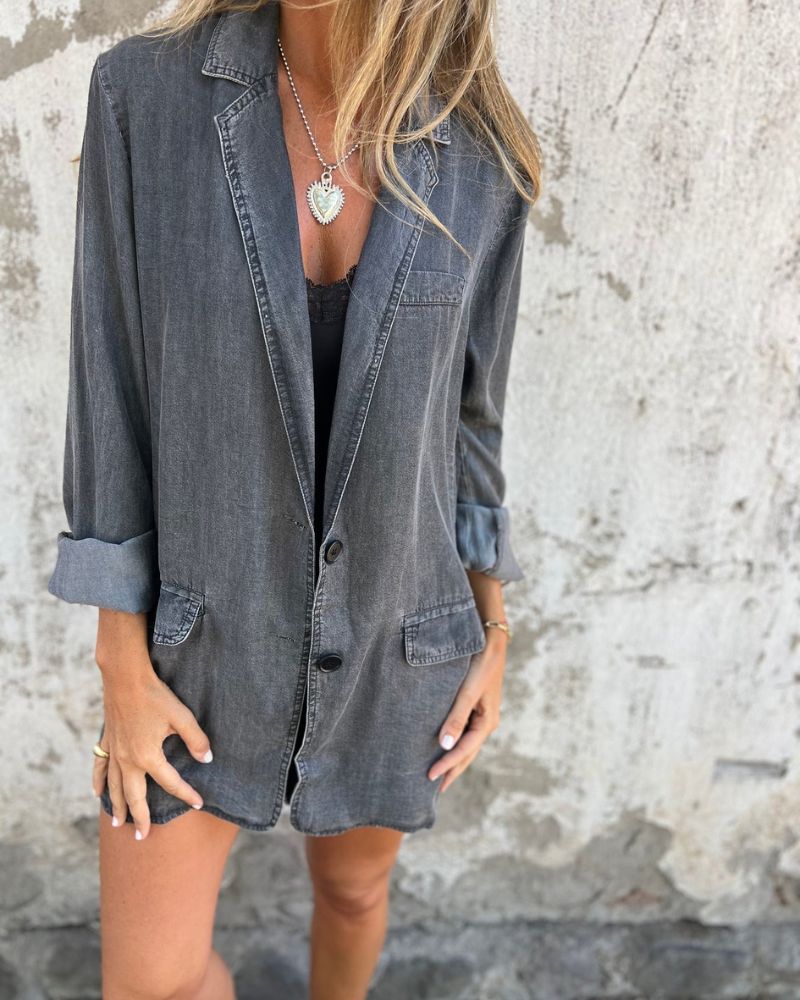 Krohn-e | Lässiger Denim Blazer