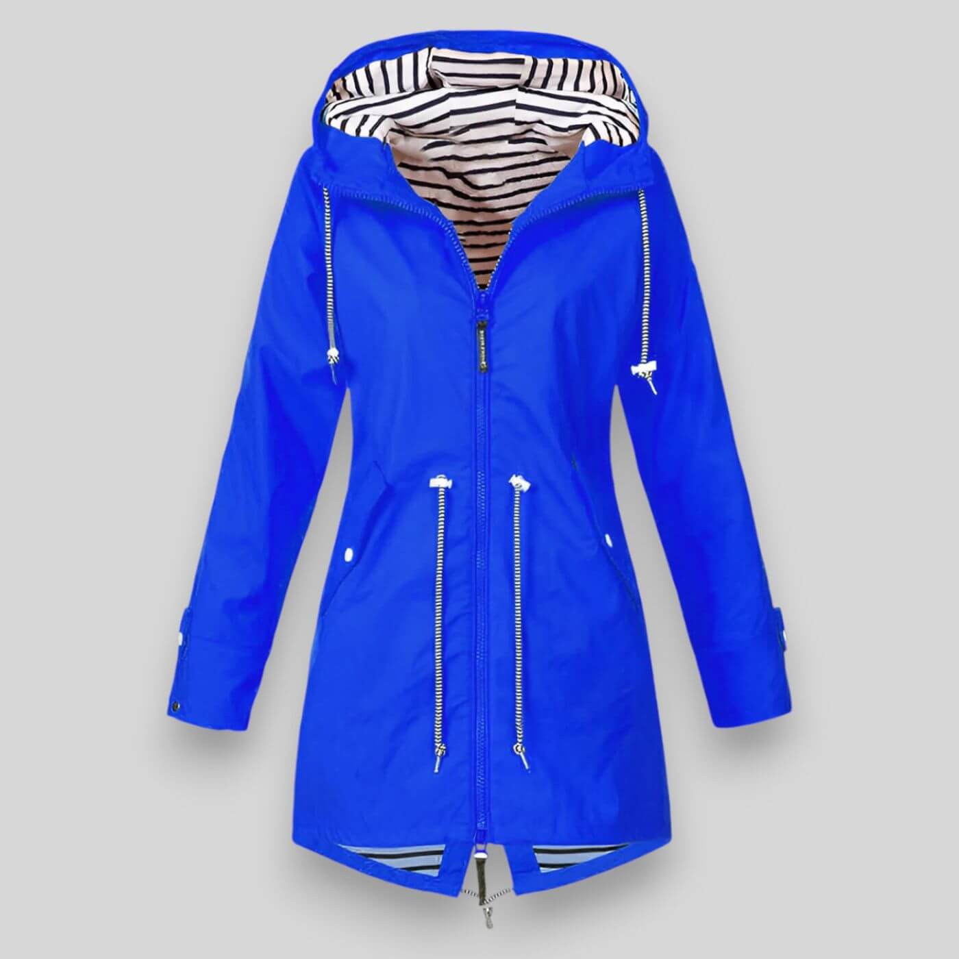 Krohn-e | Damen Wasserdichte Jacke Elegant und Praktisch Regenbekleidung