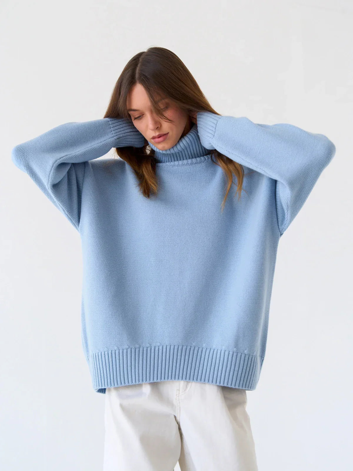 Krohn-e | Rollkragenpullover mit lockerer Passform