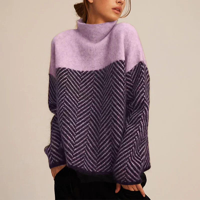Krohn-e | Warmer Pullover mit Stehkragen
