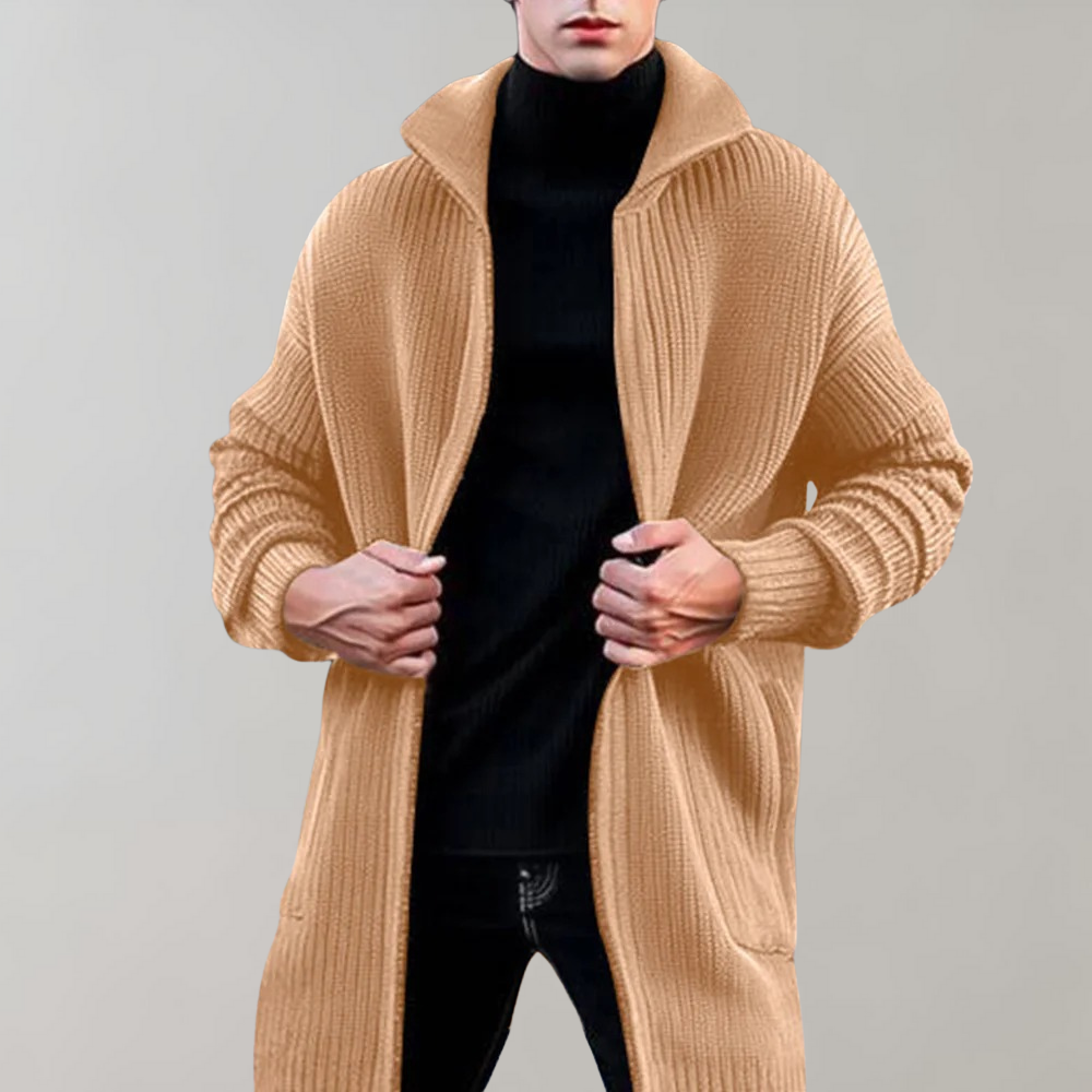 Krohn-e | Bequeme Strickcardigan Weiches Material Unbeschwerte Eleganz