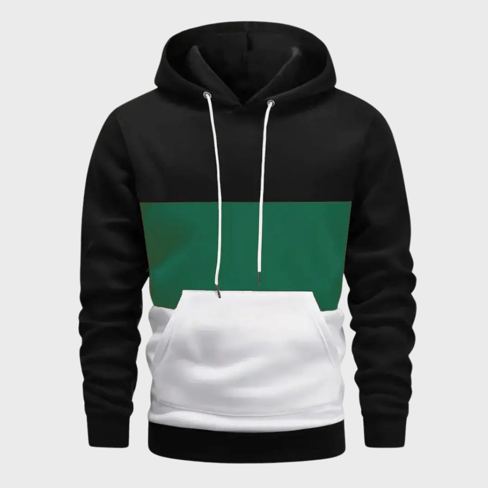 Modischer Farbblock-Hoodie für Herren von Moos