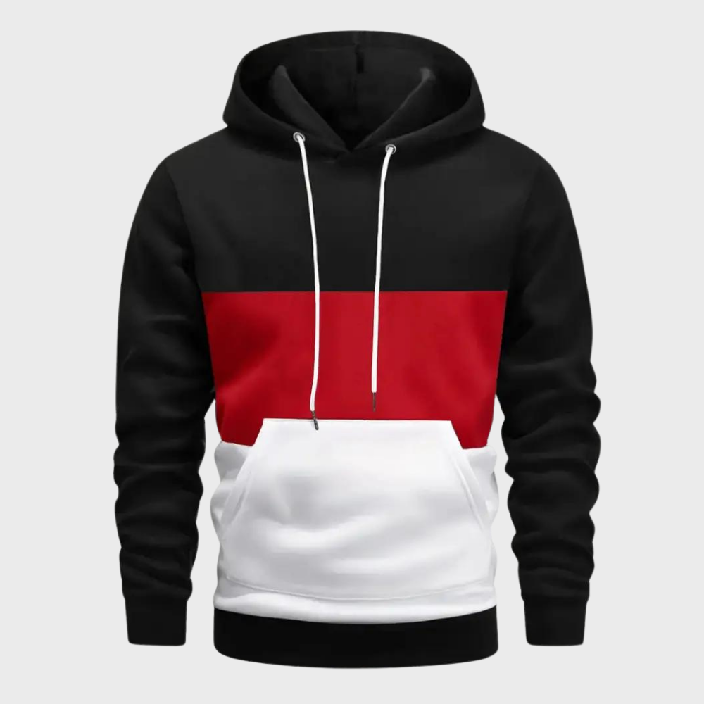 Modischer Farbblock-Hoodie für Herren von Moos