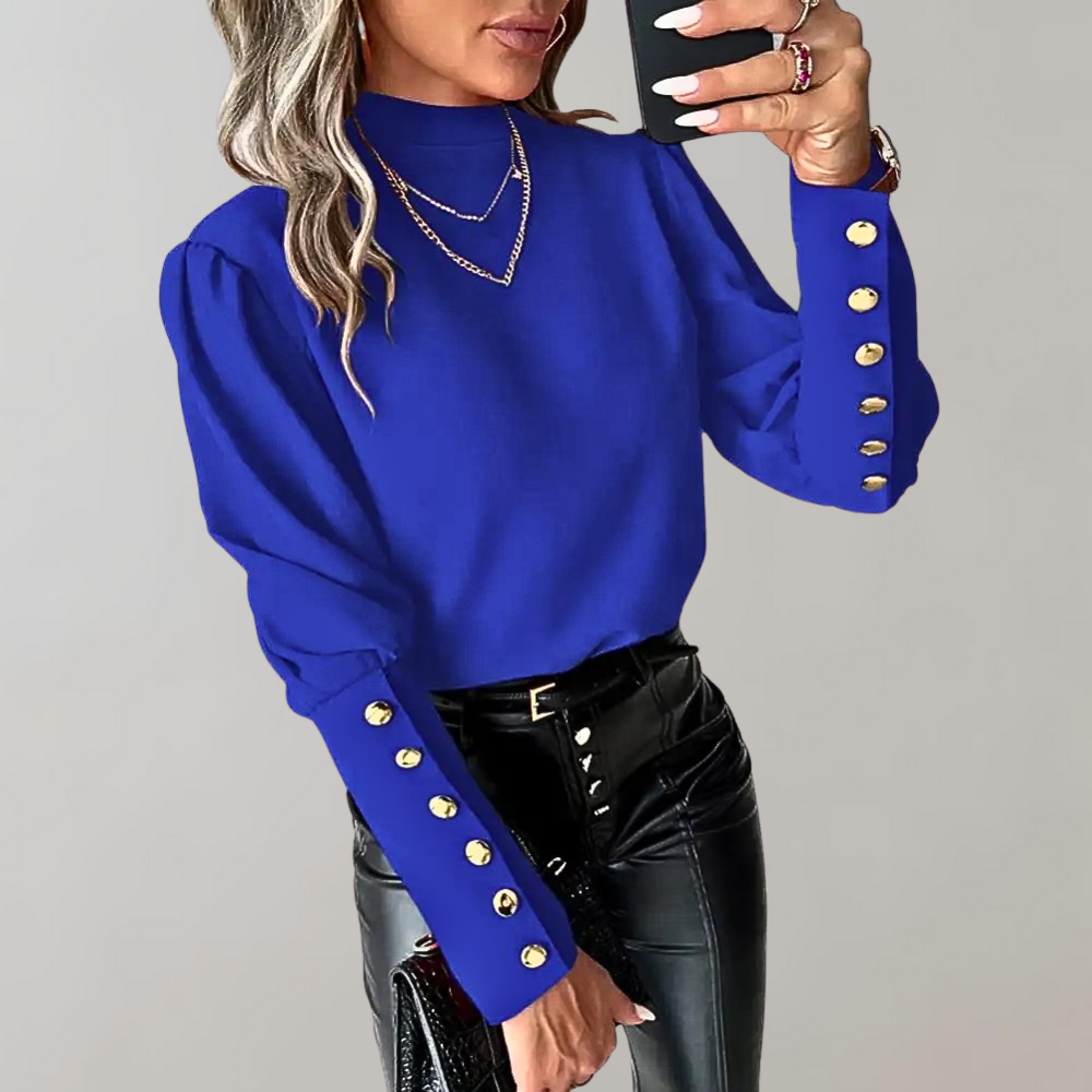 Edle Damenbluse Hana mit Spitze