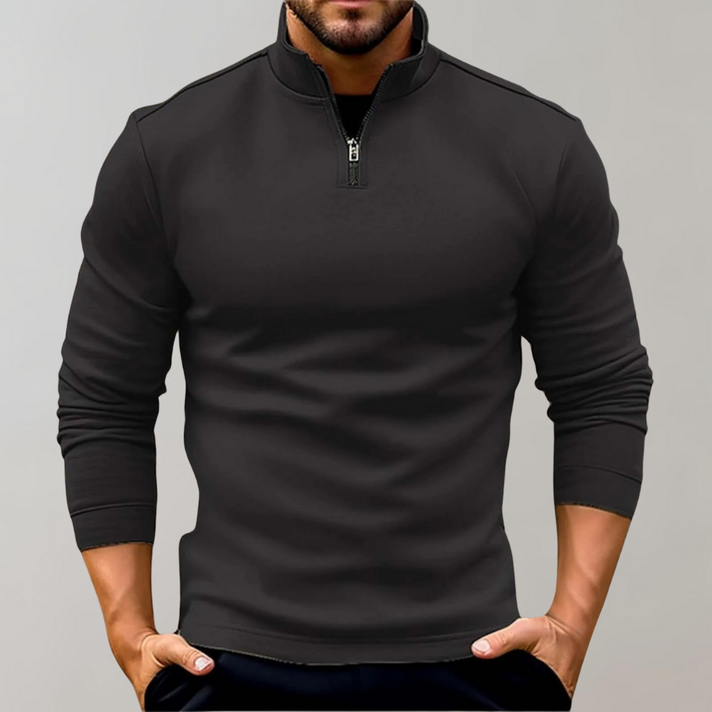 Krohn-e | Herrenpullover mit Reißverschluss