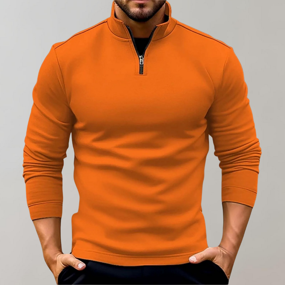 Krohn-e | Herrenpullover mit Reißverschluss