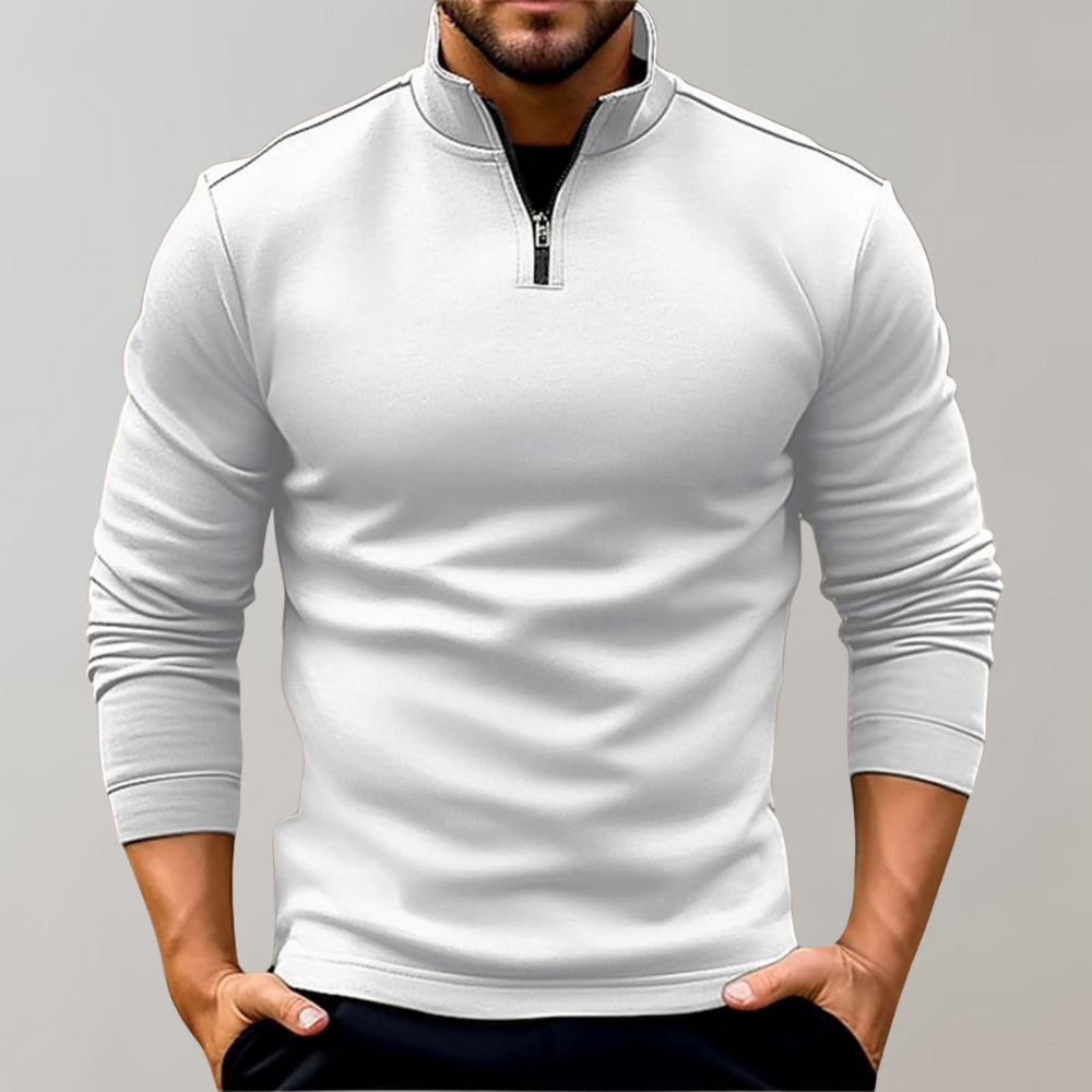 Krohn-e | Herrenpullover mit Reißverschluss