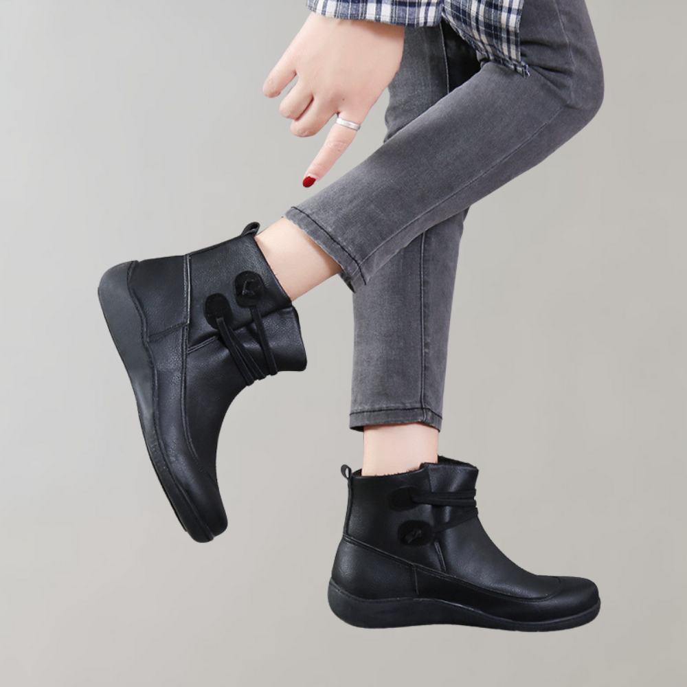 Hilda: Klassische Damenstiefel im Vintage-Design