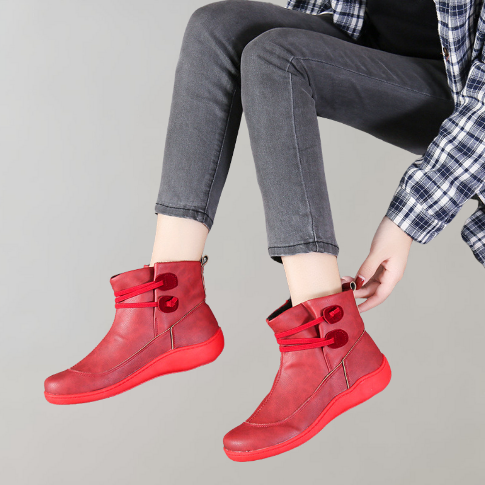Hilda: Klassische Damenstiefel im Vintage-Design
