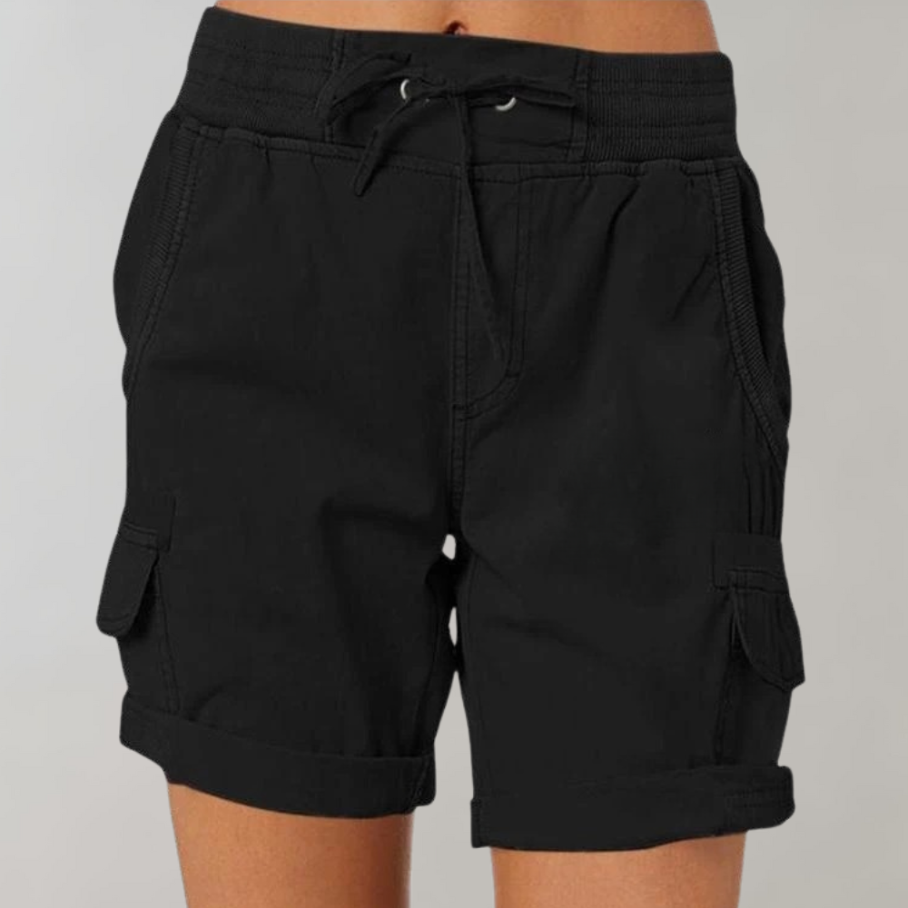 Damen-Shorts im angesagten High-Waist-Stil
