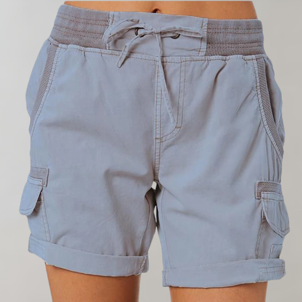 Damen-Shorts im angesagten High-Waist-Stil