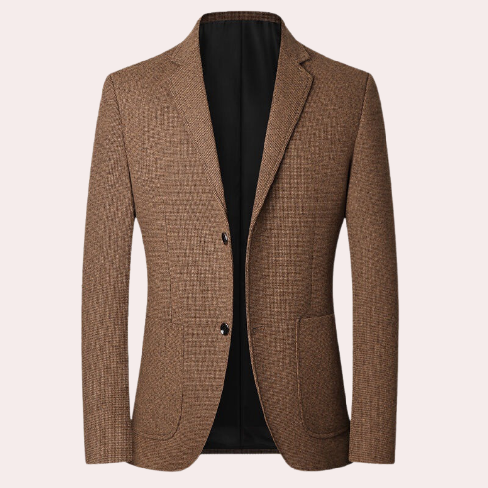 Männers Blazer: Mimir - Stilvoller Retro-Karo-Look