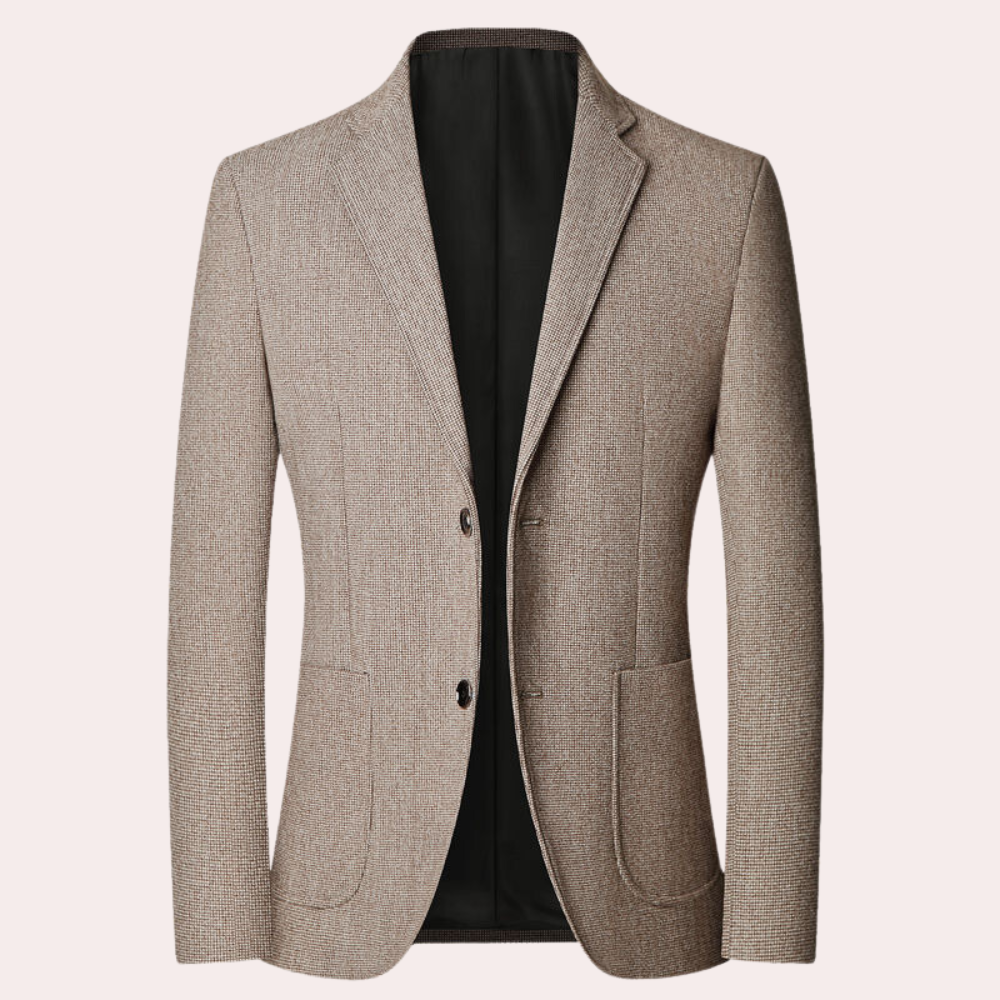 Männers Blazer: Mimir - Stilvoller Retro-Karo-Look