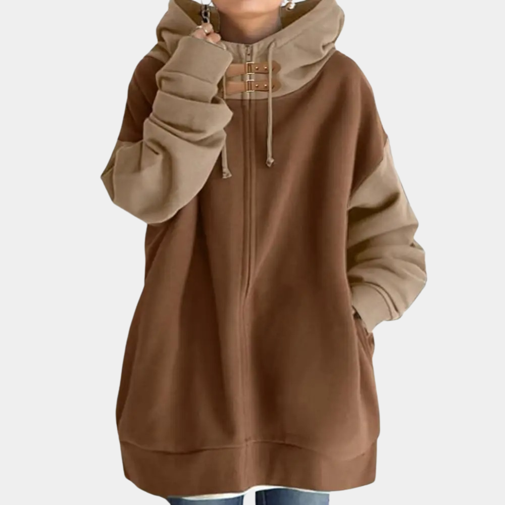 Trendige Aveline Damenjacke mit Reißverschluss für einen eleganten Look
