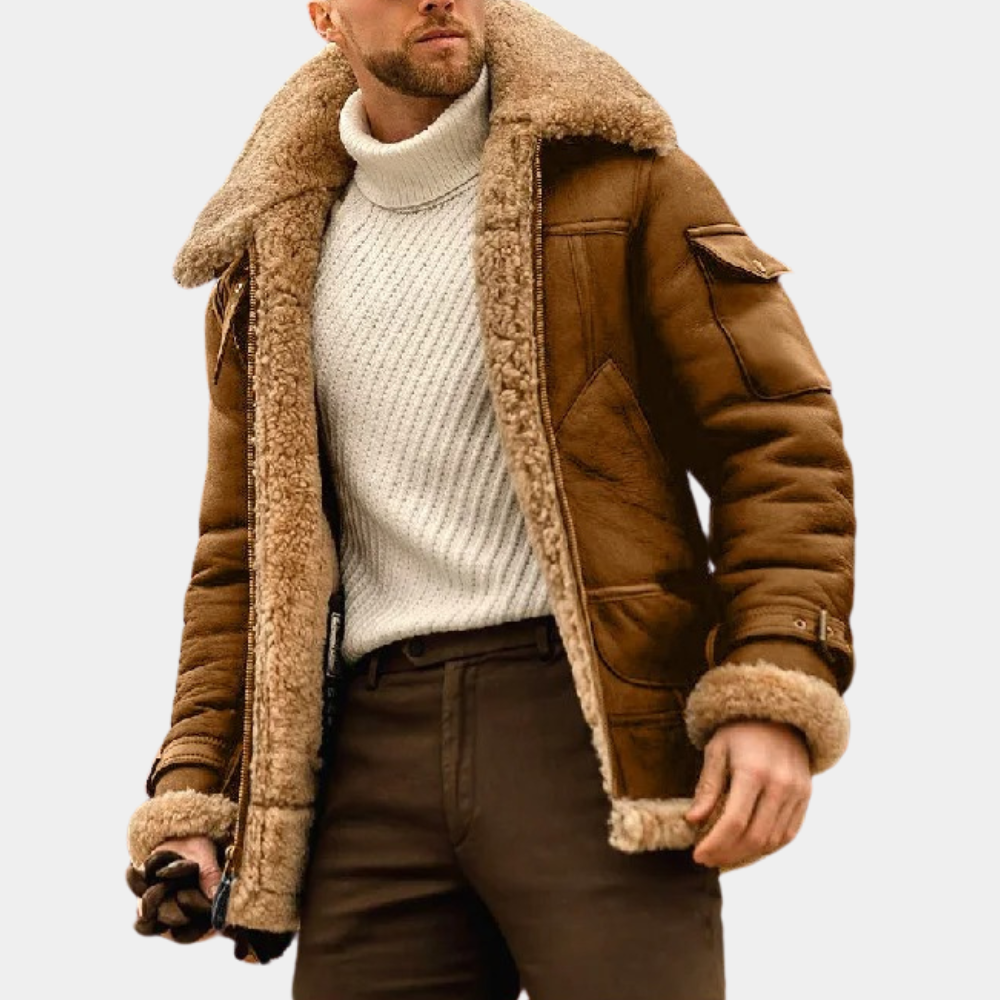 Stilvolle, warme Herrenjacke Lancelot für luxuriösen Auftritt
