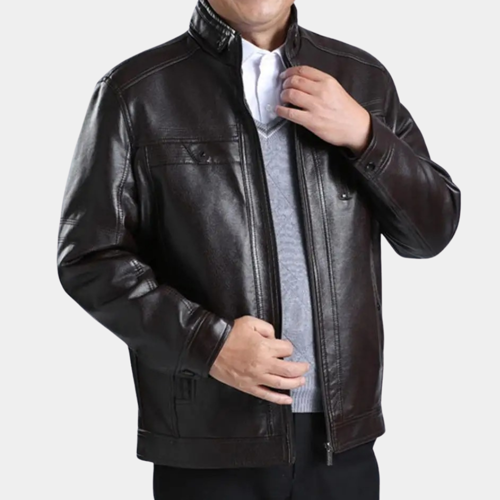Krohn-e | Moderne Herren steppjacke mit Stehkragen