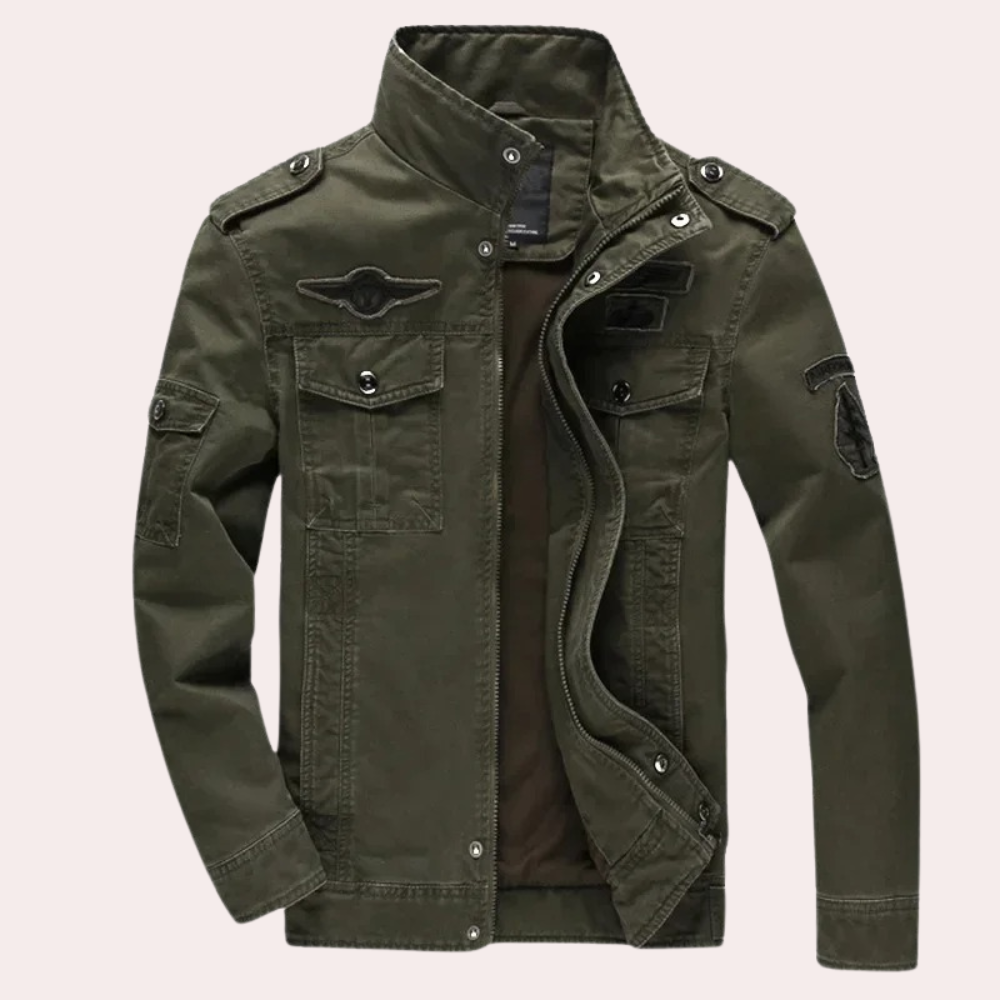 Dominico: Moderner Casual-Windbreaker mit Stehkragen