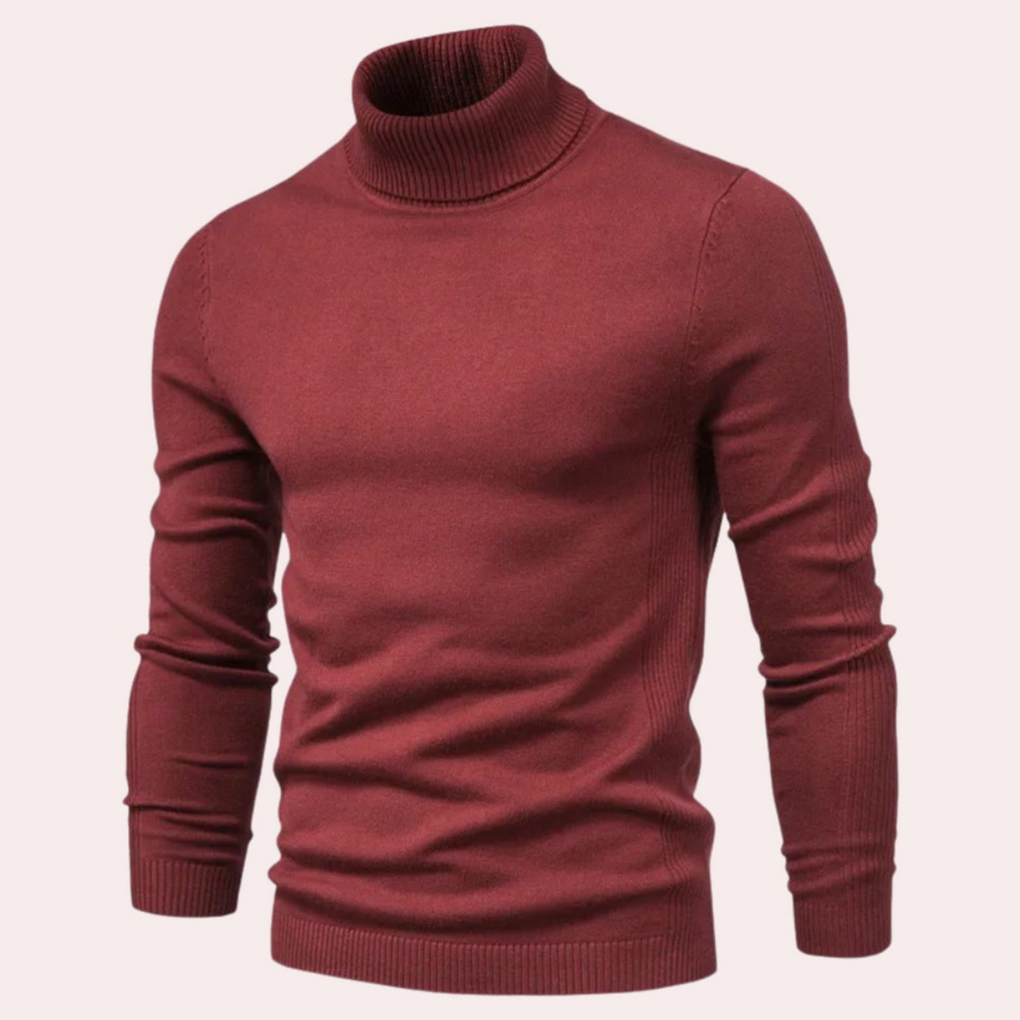 Krohn-e | Lässiger Rollkragenpullover für Herren