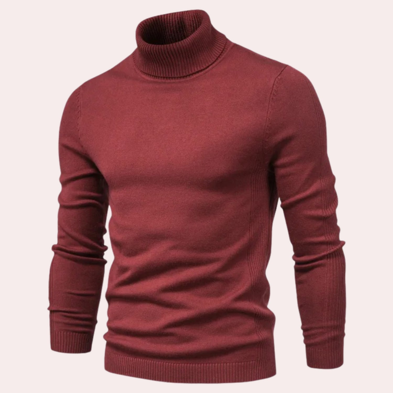 Krohn-e | Lässiger Rollkragenpullover für Herren