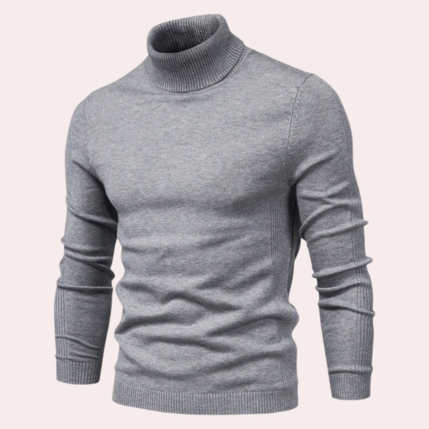 Krohn-e | Lässiger Rollkragenpullover für Herren
