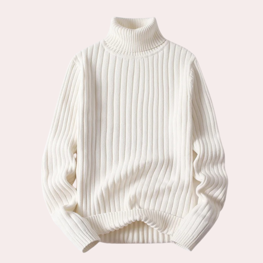 Krohn-e | Ripp Pullover Acryl Komfort und Warmes Design