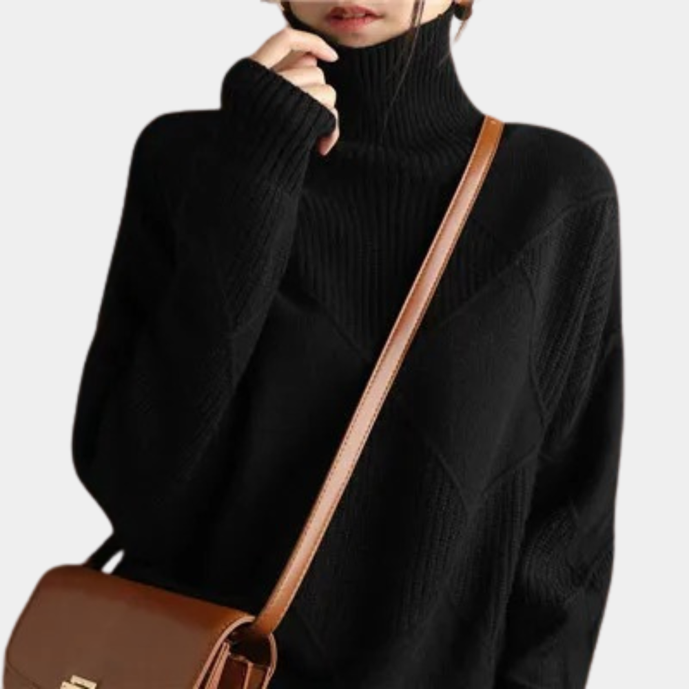 Edler Damen-Rollkragenpullover Ellie für einen klassischen Stil