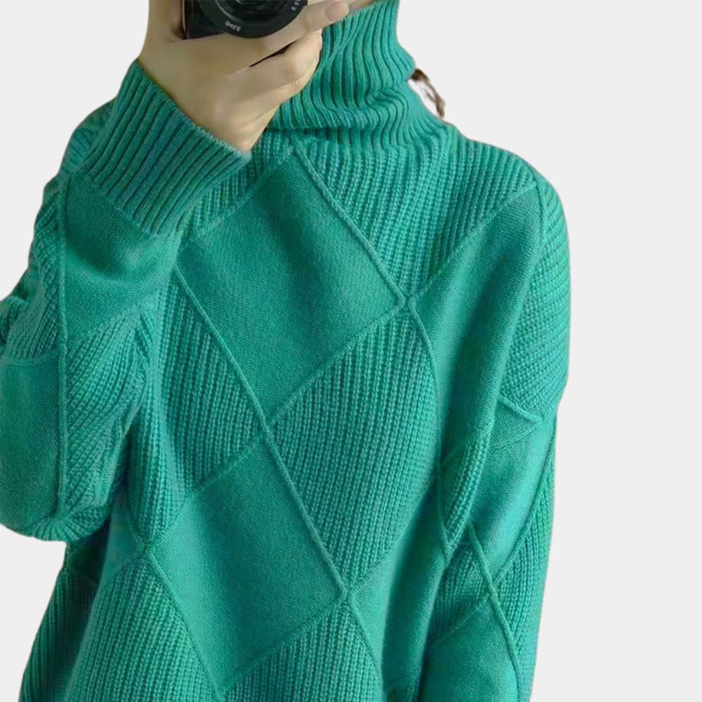 Edler Damen-Rollkragenpullover Ellie für einen klassischen Stil