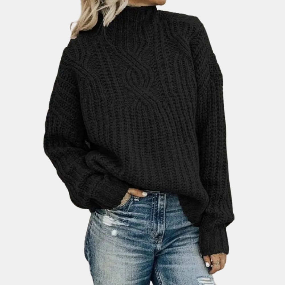 Damenoberteil Melanie: Luxuriöser, weicher Strickpullover