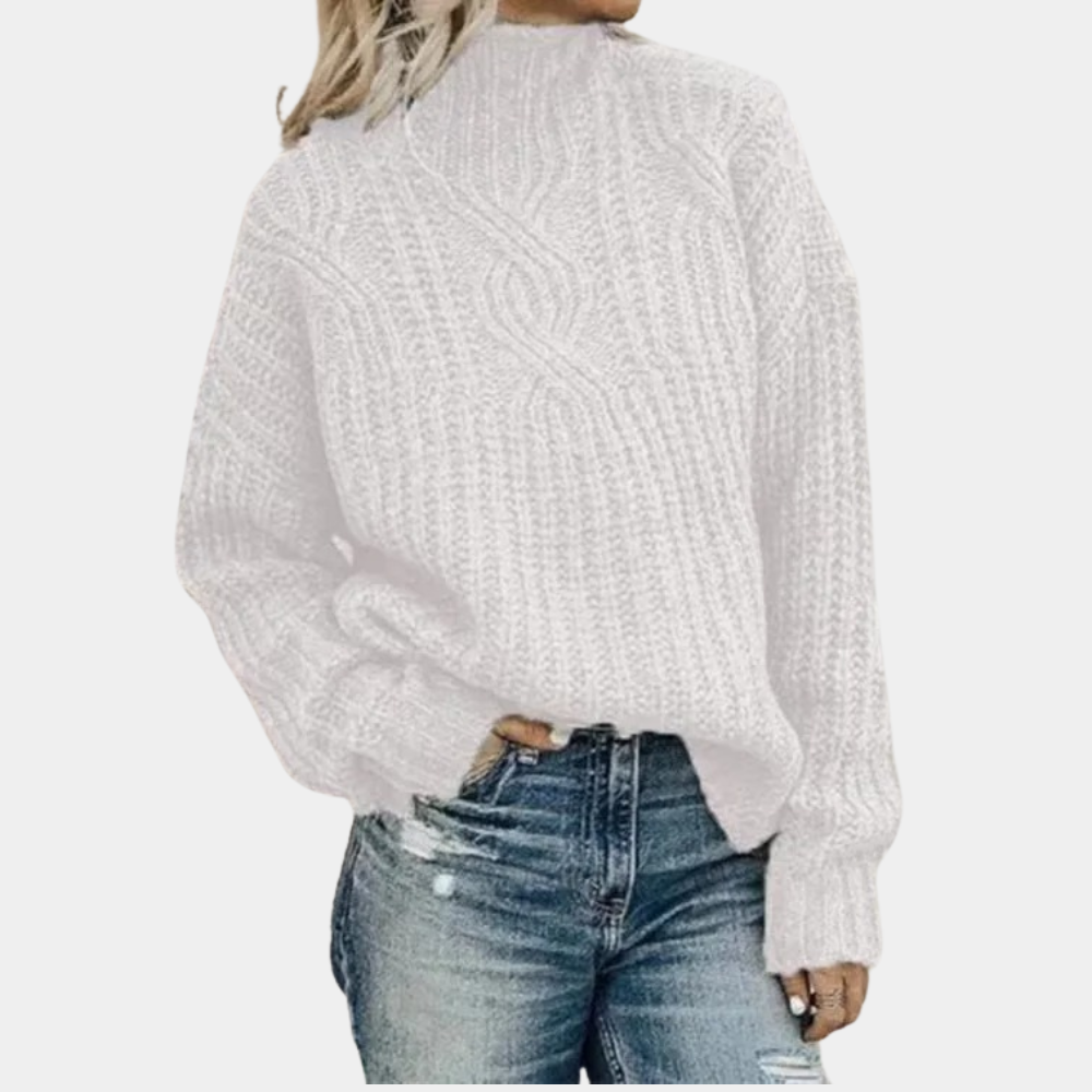 Damenoberteil Melanie: Luxuriöser, weicher Strickpullover