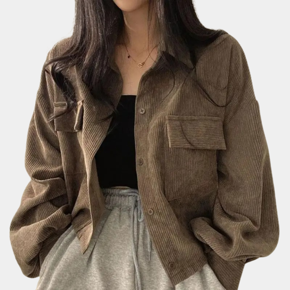 Krohn-e | Herbstjacke aus Cord für Damen